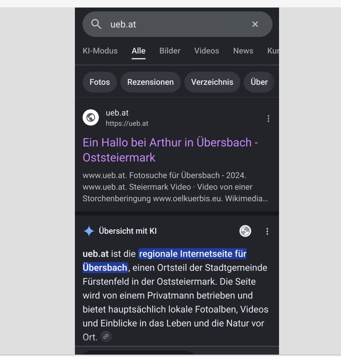Sehen Sie auch nach www.ueb.at